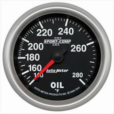 Auto Meter Sport-Comp II Mechanical Oil Temperature Gauge - 7641
